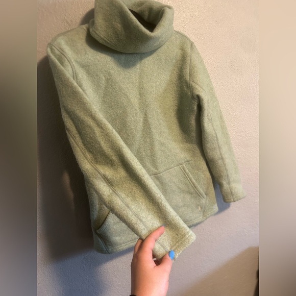 Smartwool Women's Hudson Trail Fleece Pullover size Small in Light Jade - Picture 7 of 12